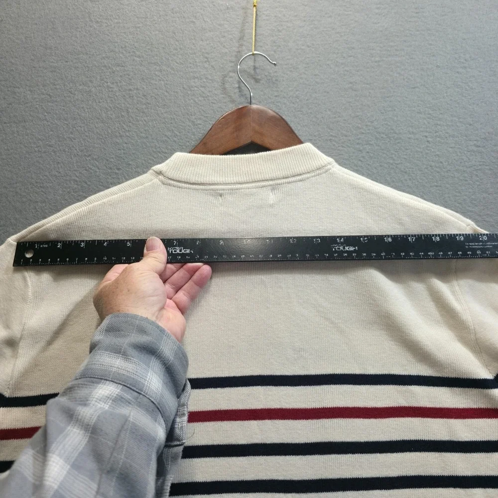 Lello Men's Striped Long Sleeve Pullover Sweater Size XL‎ NWT